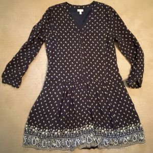 NWOT Garnet Hill Bohemian Pocket Detail Dress